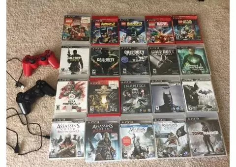 PS3 Video games and Controllers